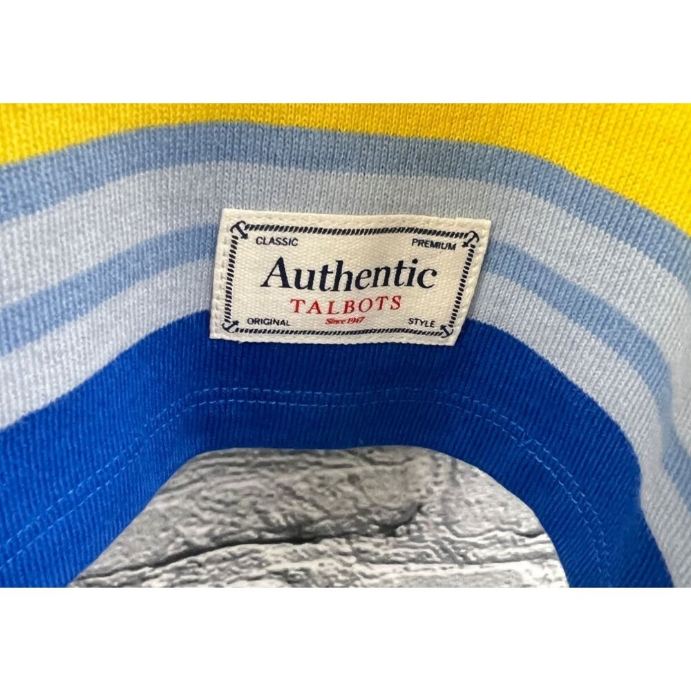 Talbots Womens Multicolor Striped Boatneck Cotton Top Size 2X NWT - Picture 5 of 9